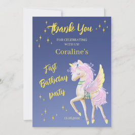 Cartões de agradecimentos plana para o seu primeir