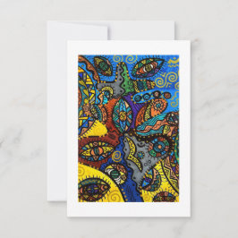 Cartões de agradecimentos plano