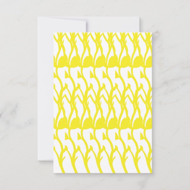 Cartões de agradecimentos plano (Frente)