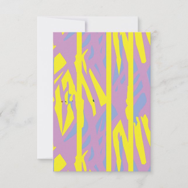 Cartões de agradecimentos plano (Frente)