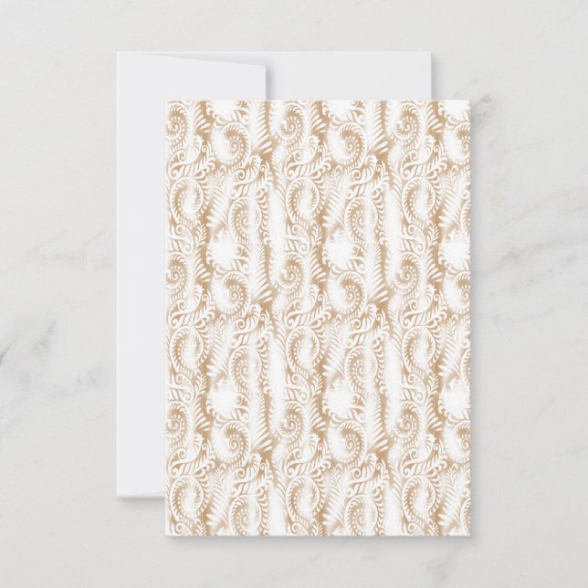 Cartões de agradecimentos plano (Frente)