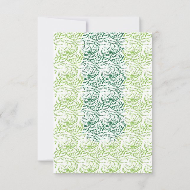 Cartões de agradecimentos plano (Frente)