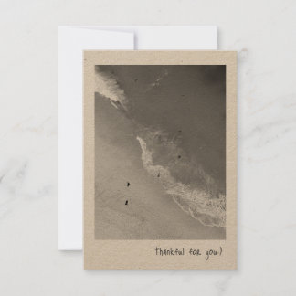 Cartões de agradecimentos plano