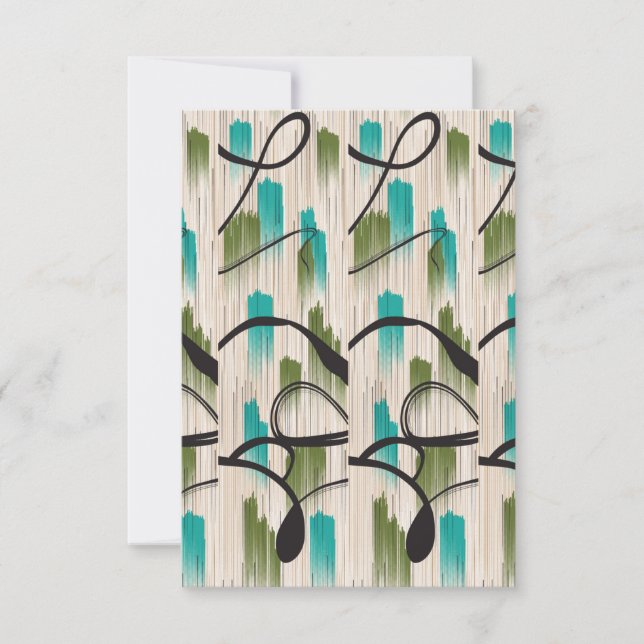 Cartões de agradecimentos plano (Frente)