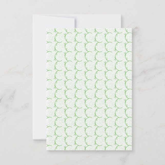 Cartões de agradecimentos plano (Frente)