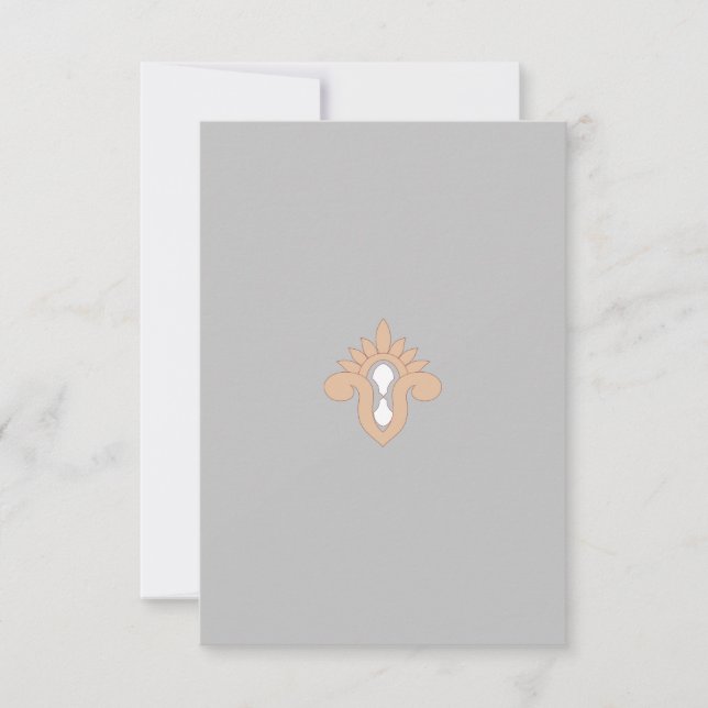 Cartões de agradecimentos plano (Frente)