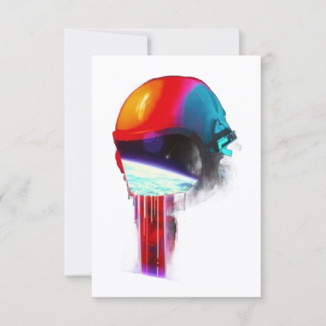 Cartões de agradecimentos plano (Frente)