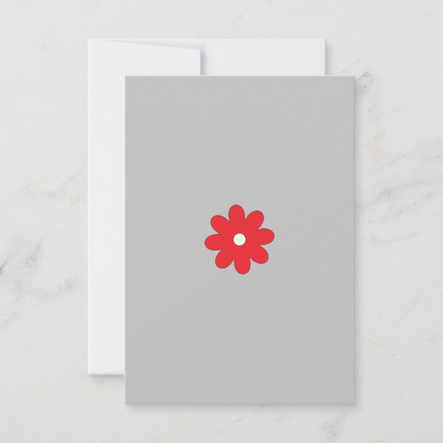 Cartões de agradecimentos plano (Frente)