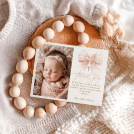 Cartões de agradecimentos plano Baptism de Arco ro