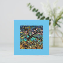 cartões de agradecimentos plano de 5,25" x 5,25"