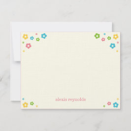 Cartões de agradecimentos plano de alimentação da