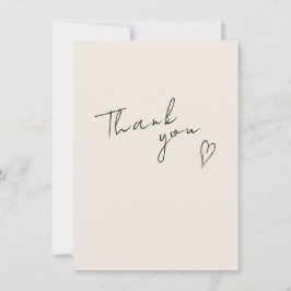 Cartões de agradecimentos plano de casamento moder