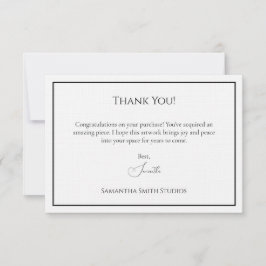 Cartões de agradecimentos Quando Alguém Compre Seu