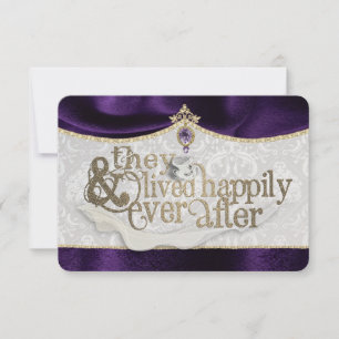 Cartões de agradecimentos Real de Fairytale