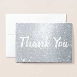 Cartões de agradecimentos Real De Foil Elegante