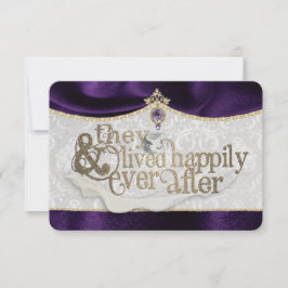 Cartões de agradecimentos Real Fairytale