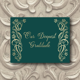 Cartões de agradecimentos Real Medieval de Casamen