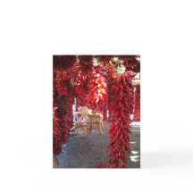 Cartões de agradecimentos Red Chile Pepper Ristra