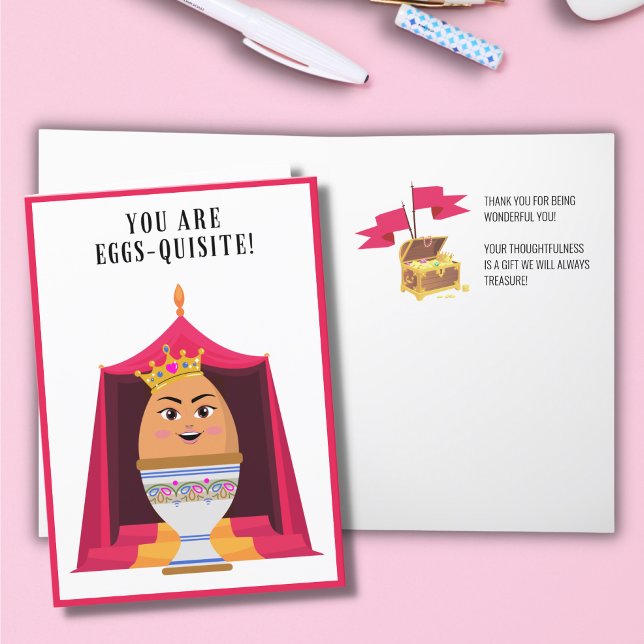 Cartões de agradecimentos requintado para ovos de  (Criador carregado)