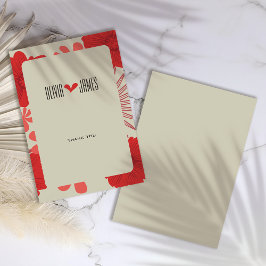 Cartões de agradecimentos Romântico de Casamento F