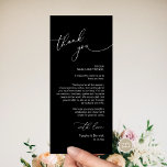 Cartões de agradecimentos Romântico de Definição d<br><div class="desc">Configuração do Janto Casamento Obrigado Cartões na moderna escrita romântica, tema preto e branco. Compartilhe o amor e mostre seu apreço aos seus convidados, quando eles sentarem em seu assento e lerem esse obrigado encantador personalizado que você coloca com o cartão de ajuste. É uma maneira maravilhosa de acabar com...</div>