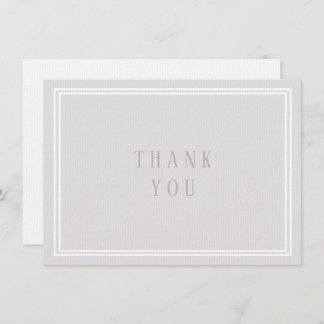 Cartões de agradecimentos Roxo Lavanda Tradicional