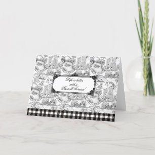 Cartões de agradecimentos RUSSELL Terrier Black To