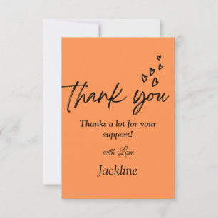 Cartões de agradecimentos Sensível