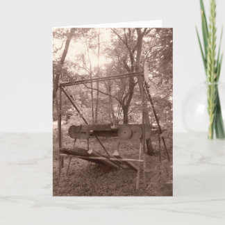 cartões de agradecimentos "Sepia Boatelevador"