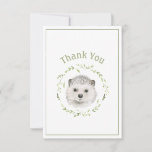 Cartões de agradecimentos Simples De Porte De Aqua