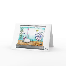 cartões de agradecimentos "Tank Ewe"