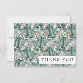 Cartões de agradecimentos Tropical Monstera Palm L