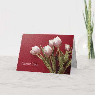 Cartões de agradecimentos Tulip