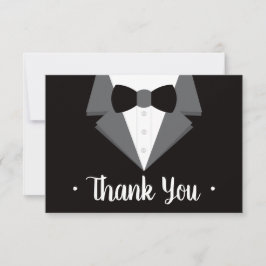 Cartões de agradecimentos Tuxedo, Torre Preta