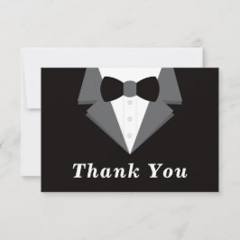 Cartões de agradecimentos Tuxedo, Torre Preta