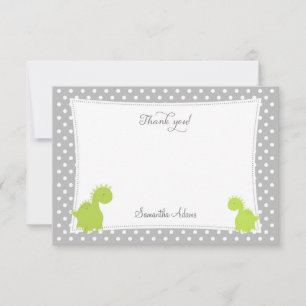 Cartões de agradecimentos Ute Dinossauro