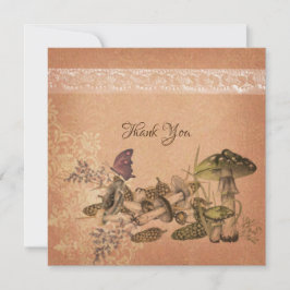 Cartões de agradecimentos Vintage