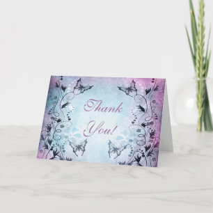 Cartões de agradecimentos Vintage