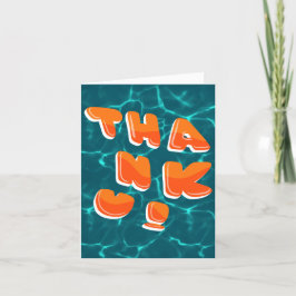 Cartões de agradecimentos Wavy Small