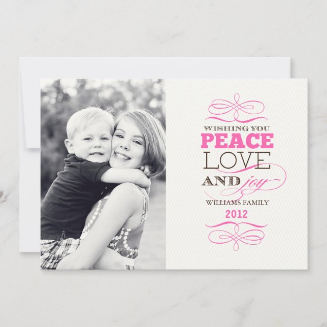 Cartões de Alegria e Amor pela Paz (Frente)