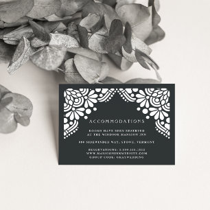 Cartões de alojamento do Hotel Beaux Arts Wedding