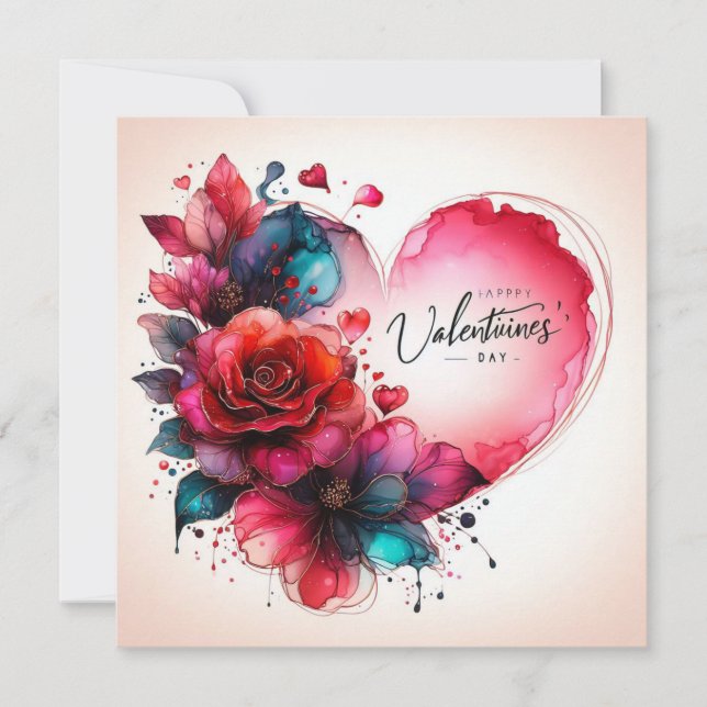 Cartões de Amor Feliz Dia dos Namorados (Frente)