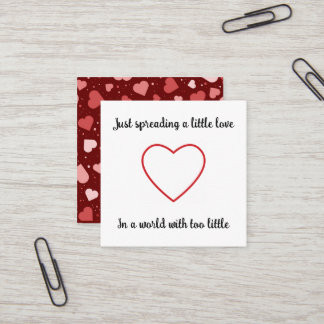 Cartões de Amor Karma Crochet Coração