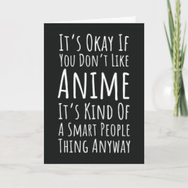 Cartões de Anime Engraçados para Otaku Amante de M