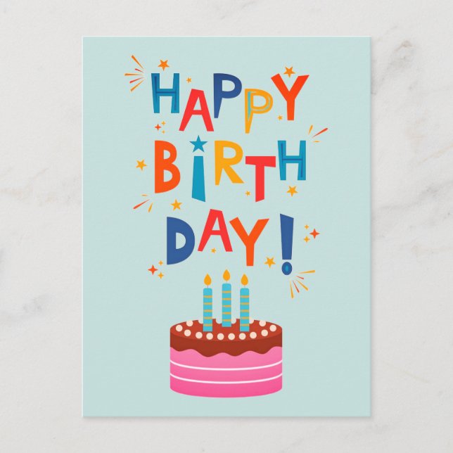 Cartões de aniversário (Frente)