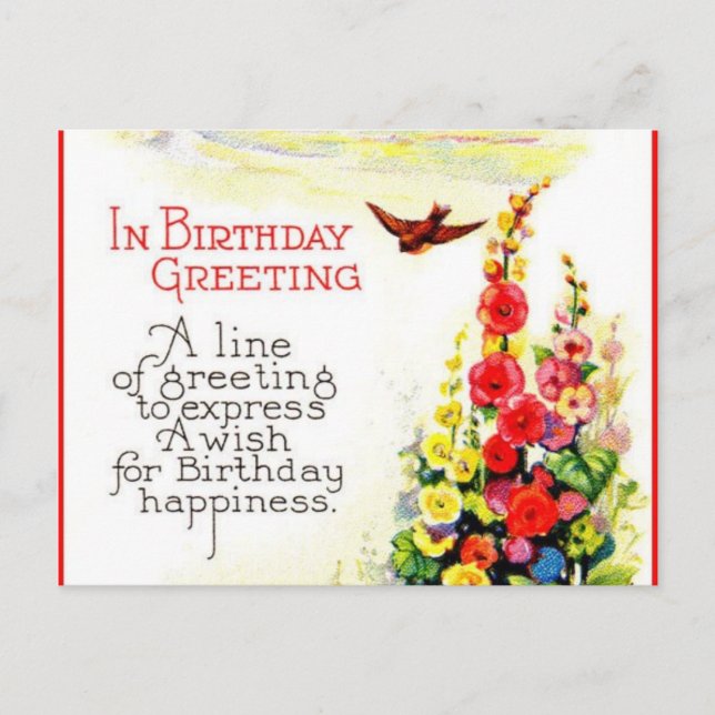 Cartões de aniversário (Frente)