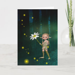 CARTÕES DE ANIVERSÁRIO COM ARTE FANTASIOSA DE VAGA