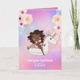 Cartões de Aniversário da Princesa Melanina para t