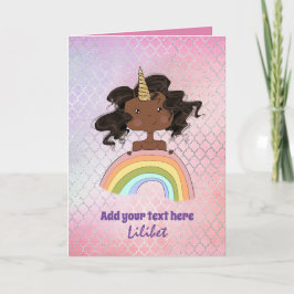 Cartões de Aniversário da Princesa Melanina para t