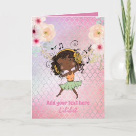 Cartões de Aniversário da Princesa Melanina para t